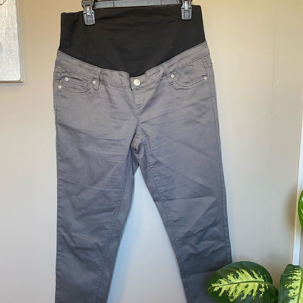 Hybrid & Co Maternity Gray Skinny Jeans